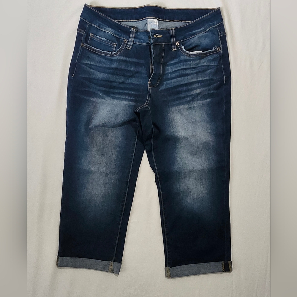 Time and Tru Blue Cropped Jeans
